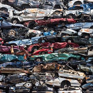 Metal and Plastics Waste Recycling in the Automotive Industry